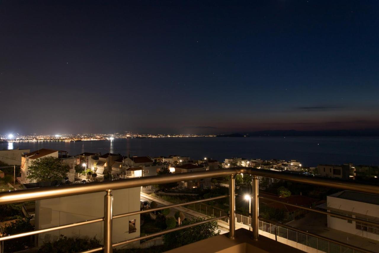 Overview Chania With Sea View And Amazing Sunset Chrissi Akti Chania Exterior foto